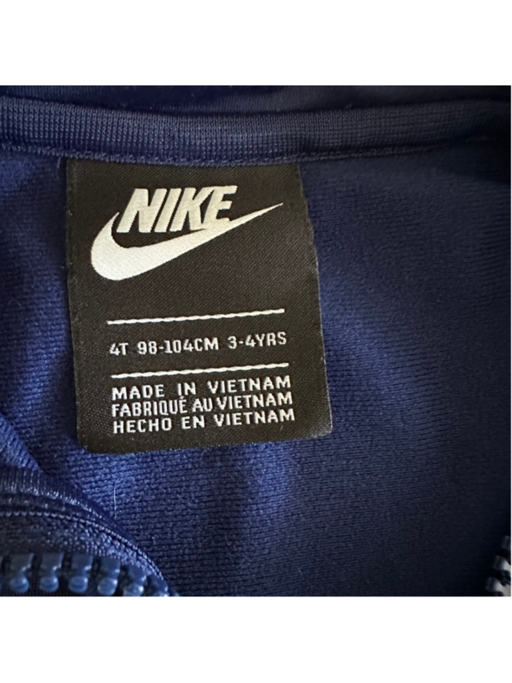 Nike Toddler Track Jacket Bundle 4T Red Blue Full Zip Athletic Set - Picture 9 of 12
